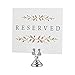Alpine Industries Place Card Holder - Harp Style Table Name Place Card Holder- Tabletop Number, Photo, and Menu Stand - Great for Restaurants, Weddings Banquets - Silver (Pack of 12)