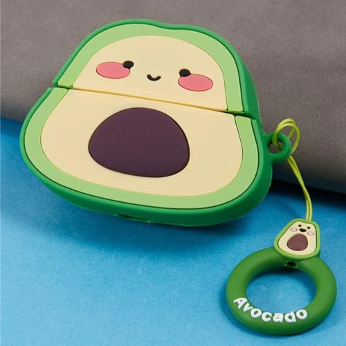 Image of YODI Case Cover for Airpods Pro|Pro 2|Airpods Pro 3|Airpods 4 Pouch, Silicone Cases with Cleaner Kit 360 Drop Protection,Shock-Resistant ((Avacado), Airpods 3 (2022))