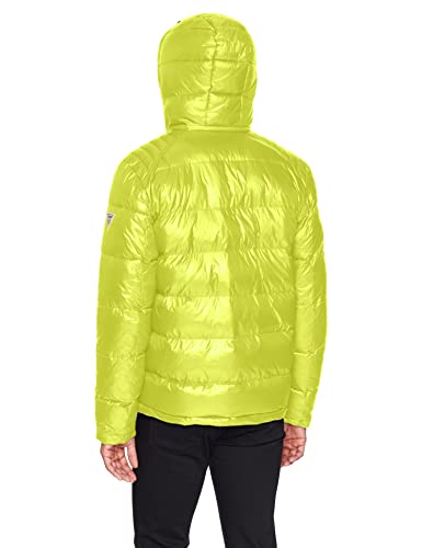 Image of GUESS Men's Mid-weight Puffer Jacket With Removable Hood