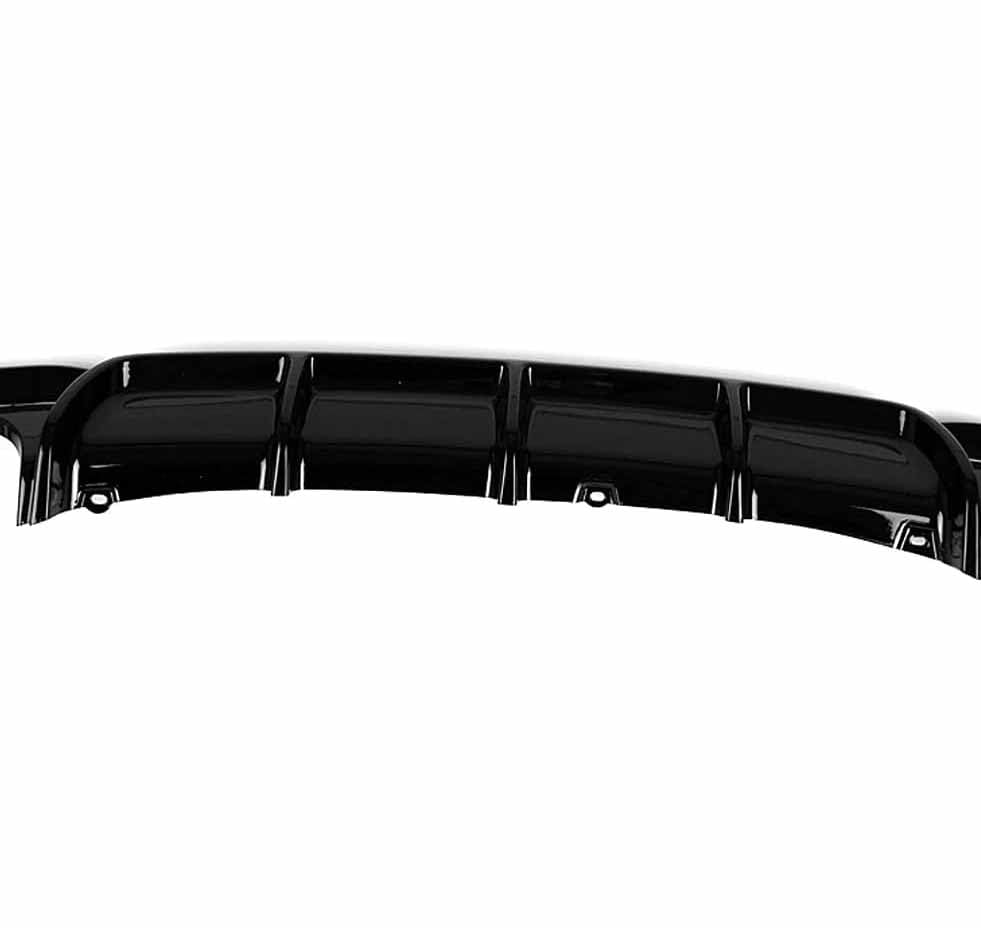 Difusor Parachoques Trasero Coche para BMW 3 Series F30 F31 M Sport 2012-2019, ABS Labio Alerón Divisor Alerones Traseros Protector Anticolisión Accesorios