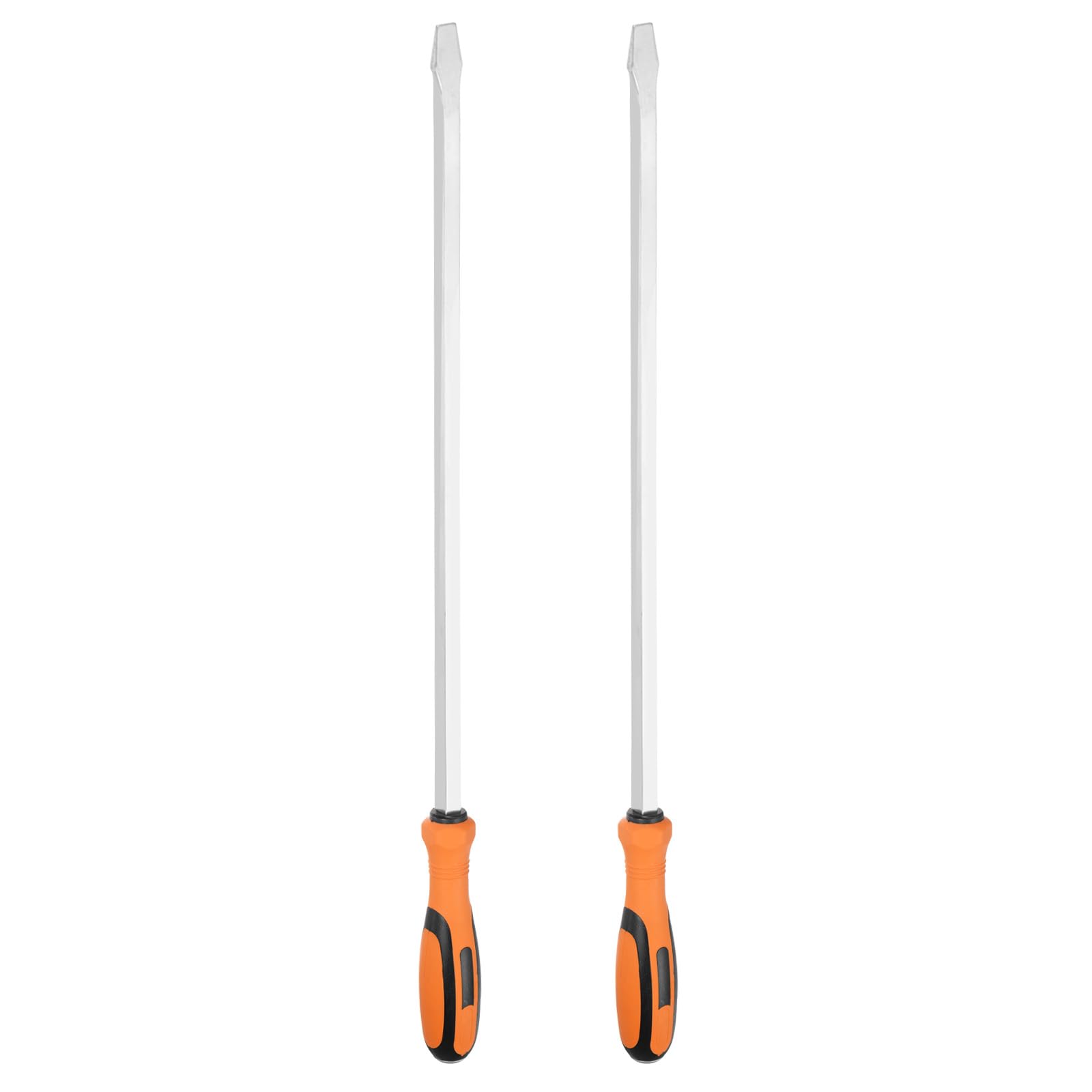 QUARKZMAN 2 szt. Śrubokręt SL13 30" bardzo długi 23" kwadratowy trzpień CR-V śrubokręt płaski z nasadką młotkową dla przemysłu i napraw samochodowych