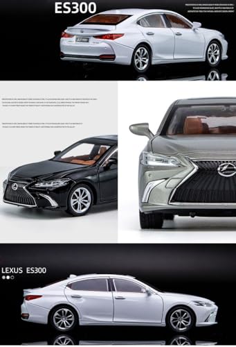Image of Lexus ES300 1:24 Model Car with Box, Zinc Alloy Pull Back Toy car with Sound and Light for Kids Boy Girl Gift [Colors as Per Stock] (Lexus ES300)