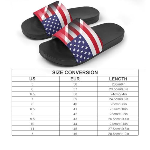 U.S. Trinidad and Tobago Flag Non Slip Slides Sandals for Women Men Quick Drying Shower Shoes for Bathroom Pool Beach2