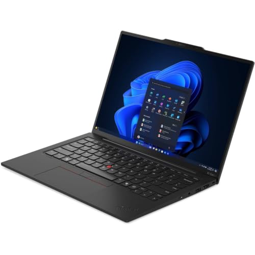 Image of Lenovo ThinkPad X1 Carbon Gen 13 Aura Edition 21NS0163US 14 inch Copilot+ PC Ultrabook - 2.8K - 120 Hz - Intel Core Ultra 7 268V - Intel Evo Platform - 32 GB - 512 GB SSD - English Keyboard - Black Paint