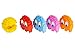 Strictly Briks Pac-Man & BANDAI NAMCO Entertainment Inc | Pac-Man Classic Briks Full Set - Set of 4 Ghost and 1 Pac-Man - 304 Pieces Classic Briks 3D Build