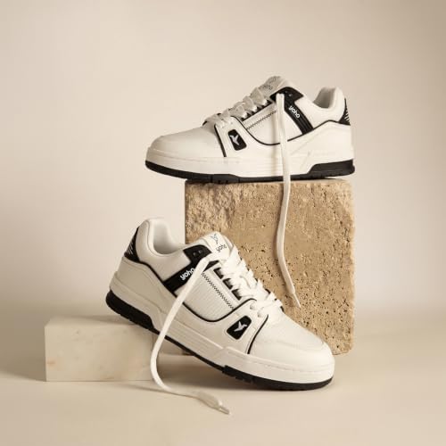 Image of YOHO Men's Sneakers Flo | Stylish & Comfortable | Low Top, Lace Up Casual Shoes for Man /Gents