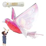 ✃[Sea apto para controlar] Fácil de controlar, y la dirección de vuelo y la altura de las aves se controlan presionando, el juguete de control remoto para pájaros es muy adecuado para principiantes, un control de interruptor, simplemente presione el interruptor de aceleración para ajustar la velocidad de vuelo con un botón .