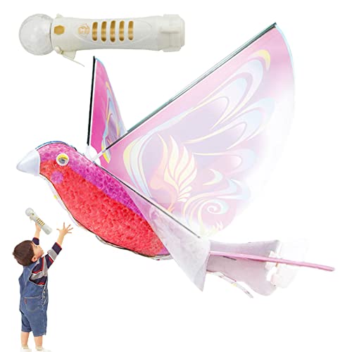 Renywosi Juguetes voladores de pájaros,Juguete Volador Go Go Bionic Bird | Se ve y Vuela como un pájaro Real Gran Juguete de Control Remoto para niños y niñas Cover