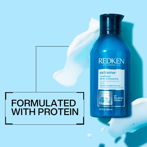 REDKEN Extreme Conditioner, For Damaged Hair, Protein, Strength Repair - Image 8