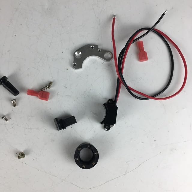 Auto Part - SherryBerg Distributor Electronic IGNITION KIT for BOSCHs 4-cil Distributors With Vacuum Advance Unit And With 2-Piece 3BOS4V2 (3BOS6V2 6 CYL)