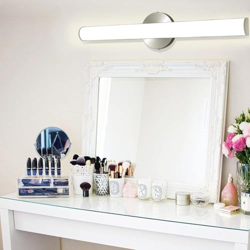 Image of OOWOLF LED Bathroom Vanity Light, 16W 24inch Bathroom Lights Fixture,1600LM Led Vanity Lights Bar, 4000K Natural White Bath Wall Lighting Fixture Sconce Indoor, Vanity Light Fixtures Over Mirror