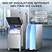 Commercial Ice Maker, 680 LBS/24h with 560 LBS Storage Bin, 210 Ice Cubes Ready in 5-15 min, Stainless Steel & Self Cleaning Industrial Ice Machine Perfect for Bar Restaurant Cafe