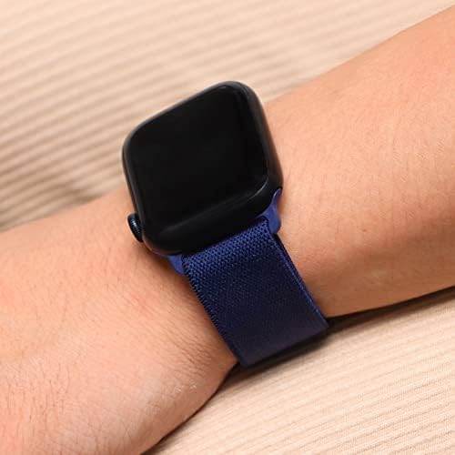 Stretchy Solo Loop Strap Compatible with Apple Watch Band 40/38/41mm 45/44/42/49mm,lalasis Nylon Adjustable Braided Sport Elastic Wristbands Women Men Strap for iWatch Series Ultra SE 8/7/6/5/4/3/2/1