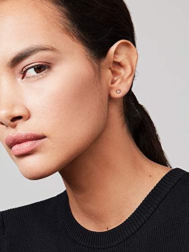 Ted Baker Neena Nano Heart Stud Earrings - Silver or Rose Gold Tone Options
