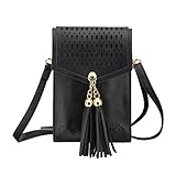 MoKo Phone Bag Crossbody Wallet Purse Case For iPhone Xs/Xs Max/XR/X -Black