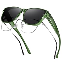A08 Clear Green Frame Grey Lens