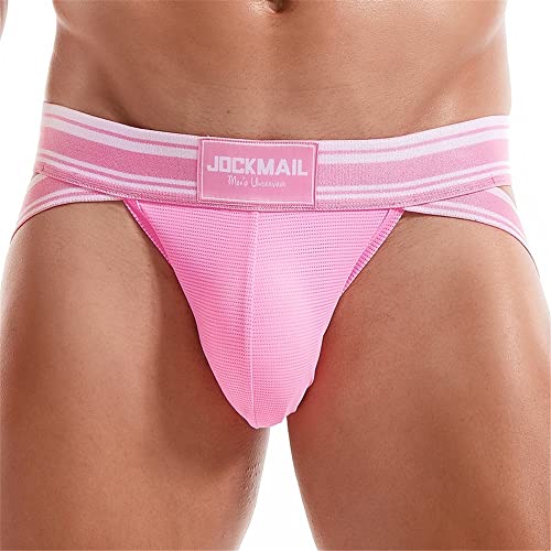 JOCKMAIL 5PCS/Pack Men Jockstrap Underwear Athletic Supporter Jockstrap Low Rise Men Briefs Jockstrap Sport Underwear2