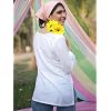 EthnicJunction Women's Rayon Embroidered Holi Special White Straight Short Kurti