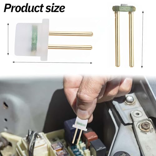 10 Pieces Universal Car SRS Airbag Simulator Tester Shielding Resistor, Copper Needle Air Bag Repair Tool for Fault Light Reset and Diagnostic, Suitable for Most Cars, SUV, and Trucks