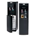 Igloo Hot and Cold Water Cooler Dispenser - Holds 3 and 5 Gallon Bottles - 2 Temperature Spouts with Dispensing Paddles - Easy No-Lift Bottom Loading Bottle Design - Child Safety Lock - Black