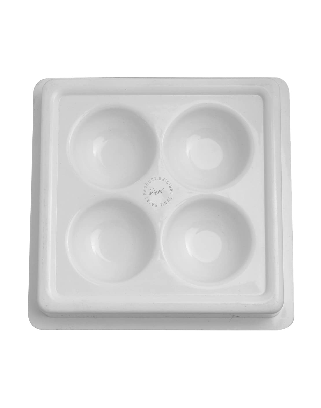 Sunil Bajaj, All Purpose Tray, 1 PC | For Salons and Spas | Features 4 Cavities | Perfect for Mixing | DIY Tool for Facial Spa