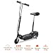 Patinete Eléctrico Plegable E-Scooter Batería 120W Manillar Asiento Ajustable Freno Pie de...