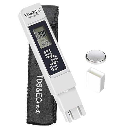 MoToNa 水質測定器TDS EC メーター デジタル 3-in-1 測定器水質検査キット 高精度 水温 自動温度補正 測定範囲 0-9990μS/cm 0-9990ppm