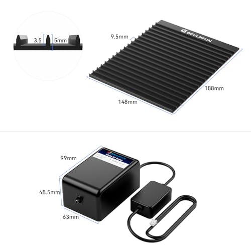SCULPFUN iCube 3W, 5W, 10W Laser Engraver 3- in-1 Honeycomb Laser Bed, Air Assist Pump and Nozzle, for Laser Cutting and Desktop Protection, Low Noise, Low Vibration