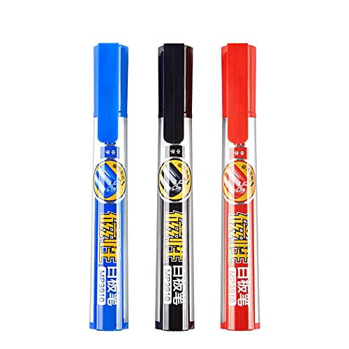 PETALUMA Baoke magnetic whiteboard marker dry erase marker set refillable whiteboard markers with clip pack of 3 (Blue,Red,Black) (Multicolor)-image-10
