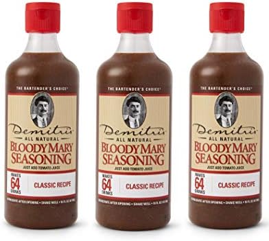 Demitri's Bloody Mary Seasoning Classic Recipe, 16-Ounce Bottles (Pack of 3)