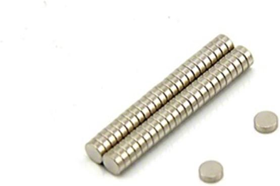 N42 Neodymium Magnet for Arts, Crafts, Model Making, DIY, Hobbies, Office, and Home - 3mm dia x 1mm thick - 0.19kg Pull - Pack of 50