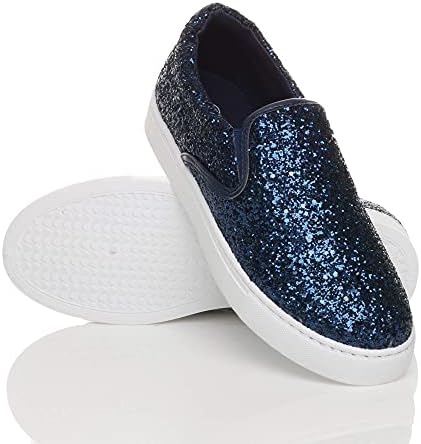 sparkly slip ons