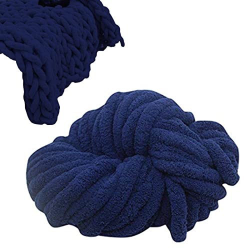 Chunky Knit Blanket Yarn,Fuzzy Chenile Line - Arm Knitting Thick Bulky Diy For Knit Blanket Cushion Bed Sofa Home Decor Fengr-Us #TOP5