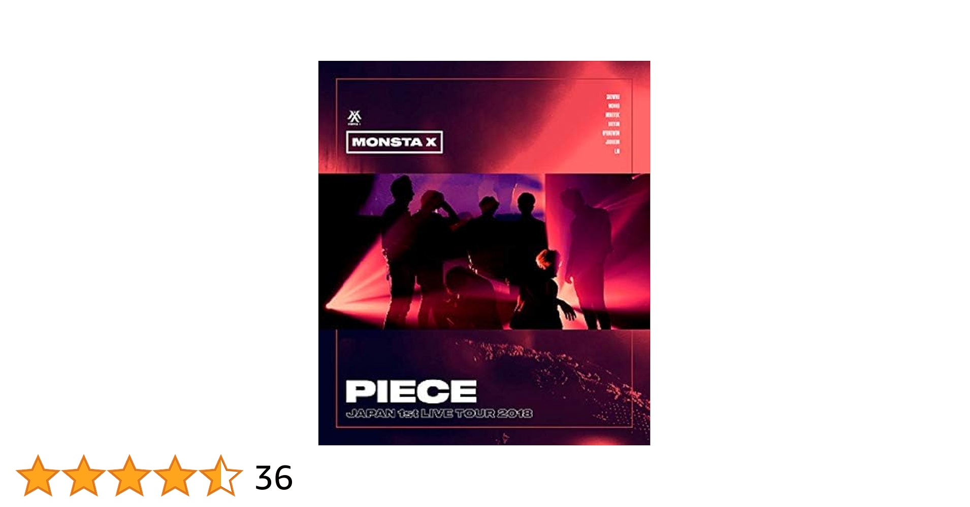 完全未開封品 廃盤 monstax 2018 ライブ dvd Amazon.co.jp: MONSTA X,JAPAN 1st LIVE TOUR 2018“PIECE