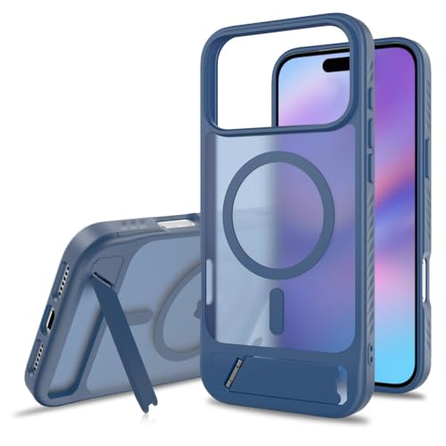 Coque avec béquille pour iPhone 17 fine et magnétique idéale pour vos appels vidéo et séries