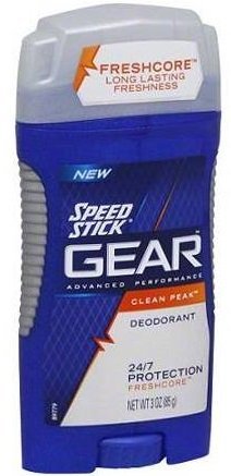 Menn Sp St Gear Cln Peak Size 3z Mennen Mens Speed Stick Gear Clean Peak Deodorant 3z