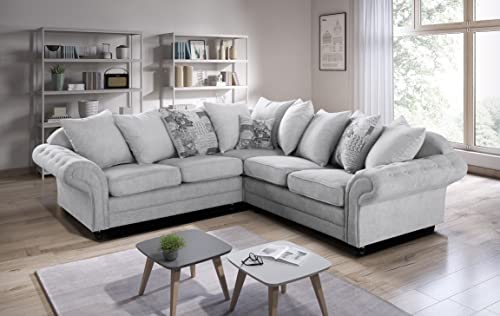 MK Sofas 5 Seater Corner Sofa, 2C2 Model