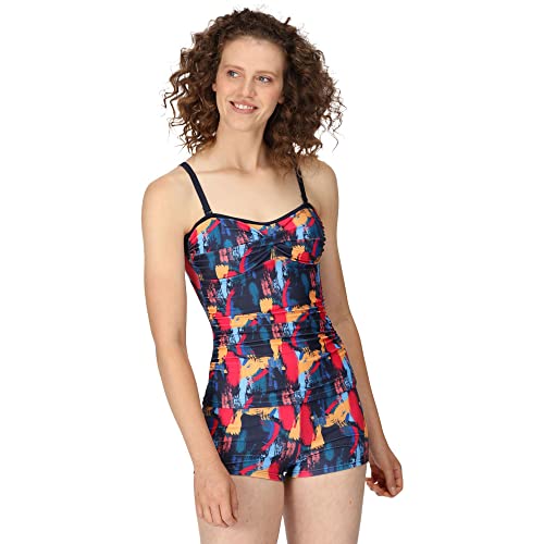 Regatta Aceana Tankini II Traje de baño de una Pieza, Nvy/Elysmblu, 42 para Mujer