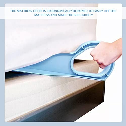 2 Piece Mattress Lifter, Ergonomic Mattress Wedge Lifter, Mattress Wedge Lifter, Bedding, Simple Lay Sheet Mattress Tool, Back Pain Relief, Reusable