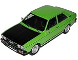 Aus Metall mit Plastikteilen KK-Scale A-U-D-I 80 B1 GTE Coupe Grün mit Schwarz Coupe 1972-1978 limitiert 1500 Stück 1/18 Modell Auto