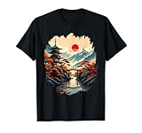 Vintage Japanese Mountain Art Tees