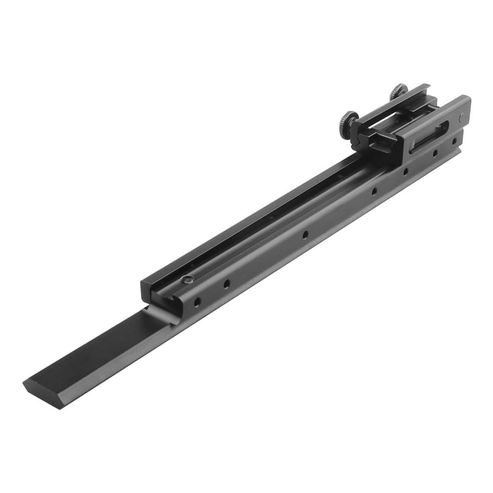 Adaptateur De Conversion for Rail Picatinny 21 Mm, Longueur 260 Mm, 24 Emplacements, Montage Rapide en Alliage D'aluminium