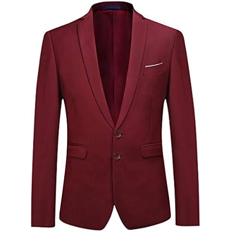 Blazer Homme Allthemen Vin Rouge Cover