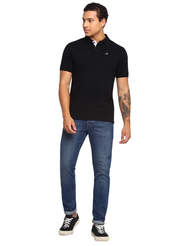 Image of AMERICAN CREW Polo Collar T-Shirt for Men with Pocket