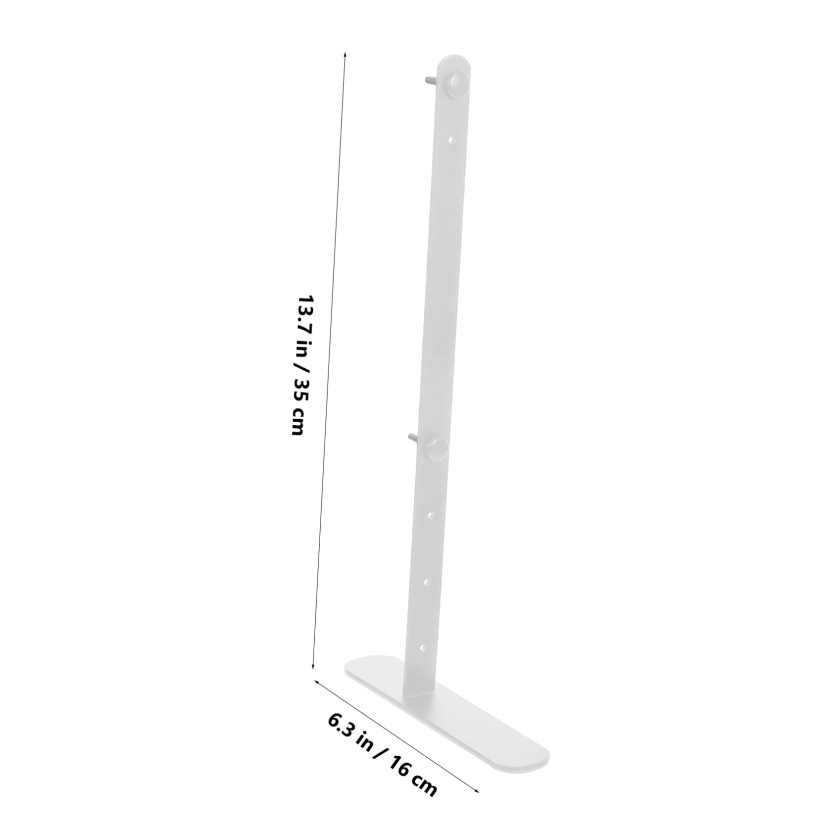 Gadpiparty 2pcs Desk Risers Height Adjustable Pegboard Panel Stand Office Desk Brackets for Accessories Display