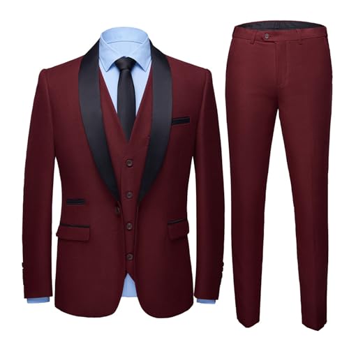 Costume homme classique col rabattu en coupe ajustée avec finitions tailleur haut de gamme