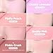 lilybyred Luv Beam Cheek Balm | Heart-Shaped Korean Cream Blush, Semi-Matte Finish, Long-Lasting, Blendable & Buildable, Soft Creamy Texture, Lightweight, Natural Flush, 0.12 oz. (06 Fluffy Peach)