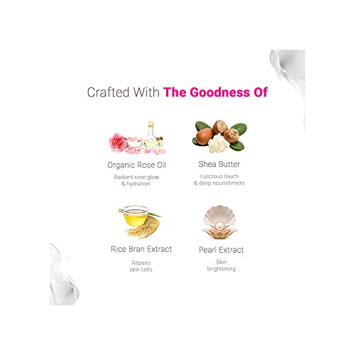 Dabur Gulabari Moisturizing Body Lotion - 400ml For Dry & Dull Skin, Made with 100% Organic Rose Oil, Dermatologically Tested and Paraben Free - Image 3