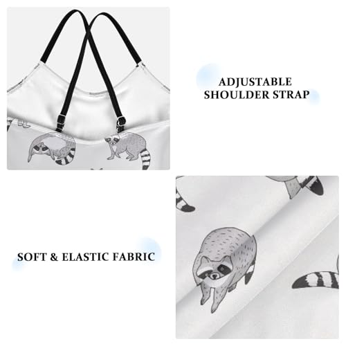 Girls Raccoon Swimsuit One Piece Bathing Suit Kids Swimming Suits Beach Swimwear 3-10T3