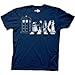 Ripple Junction Doctor WHO Detailed Street Crossing Adult T-Shirt Large Navy